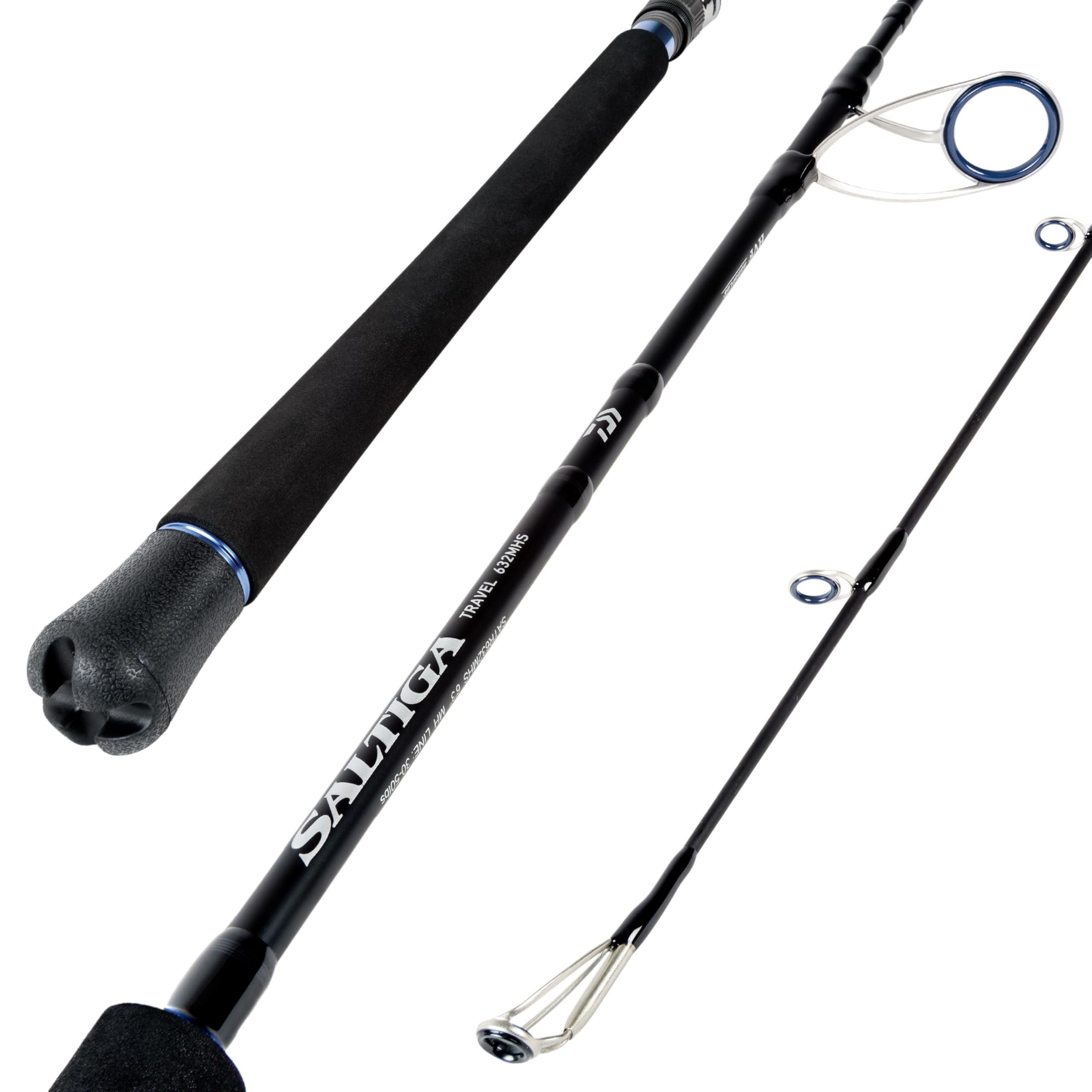 Amazon.com : SALTIGA Inshore Travel Rod, Sections = 3, Line Wt = 8